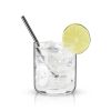 Warren Gunmetal Lowball Straws ViskiÂ® (Set of 6)