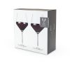 Raye Crystal Angled Burgundy Glasses Viski