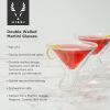 Double Walled Martini Glasses ViskiÂ® (Set of 2)