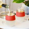 Wine FREEZEâ„¢ Coral with Lids HOSTÂ® (Set of 2)