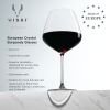 Reserve Inez Crystal Burgundy Glasses ViskiÂ® (Set of 4)