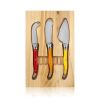 3 Piece Sunnyside Cheese Knives & Cutting Board