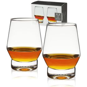 Raye Weighted Crystal Whiskey Glasses ViskiÂ® (Set of 2)