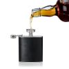 Monte Carlo: 6 oz Faux Leather Flask