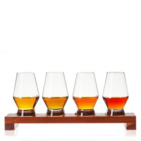 Raye Crystal Spirits Tasting Glass Flight ViskiÂ® (Set of 4)