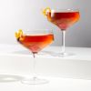 Raye Crystal Angled Coupe Glasses ViskiÂ® (Set of 2)