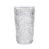 Paisley Acrylic Glasses Drinking Set of 4 Hi Ball (17oz), Plastic Drinking Glasses, BPA Free Cocktail Glasses, Drinkware Set, Drinking Water Glas