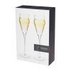 Angled Crystal Prosecco Glasses ViskiÂ® (Set of 2)