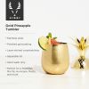 16oz Gold Pineapple Tumbler by ViskiÂ®