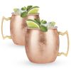 Moscow Mule Copper Cocktail Mugs True (Set of 2)