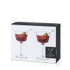 Raye Angled Crystal Nick & Nora Glasses ViskiÂ® (Set of 2)