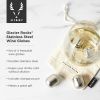 Glacier RocksÂ® Stainless Steel Wine Globes ViskiÂ® (Set of 4)