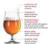 Spiegelau 15.5 Oz Beer Tulip Glasses (Set of 6)