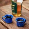 Blue Enamel Shot Glass Set by Foster & Rye