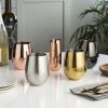 Copper Stemless Wine Glasses by Viski
