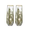 Woodland Stemless Champagne Flute Set TwineÂ® (Set of 2)