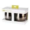 Black Moscow Mules with Gold True (Set of 2)