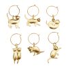 Gold Cat Wine Charms TwineÂ® (Set of 6)