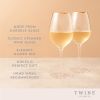 Gilded Stemmed Wine Glasses TwineÂ® (Set of 2)