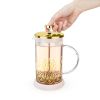 RileyCasablanca Glass Tea Press Pot by Pinky Up