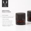 Admiral Cut Crystal Smoke Rocks Glasses ViskiÂ® (Set of 2)