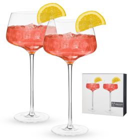 Raye Angled Crystal Amaro Spritz Glasses ViskiÂ® (Set of 2)