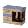 Tortuga Recycled Stemless Wine Glasses TwineÂ® (Set of 2)