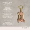 Copper and Gold Winged Corkscrew TwineÂ®