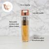 DylanRose Gold Glass Travel Infuser Mug