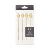 Belmont Art Deco Gold Cocktail Picks ViskiÂ® (Set of 4)