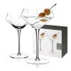 Seneca Crystal Diamond Martini Glasses ViskiÂ® (Set of 2)