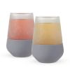 Wine Glass FREEZEâ„¢ Gray HOSTÂ® (Set of 2)