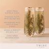 Woodland Stemless Champagne Flute Set TwineÂ® (Set of 2)