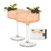 Meridian Crystal Coupe Glasses ViskiÂ® (Set of 2)