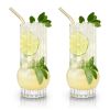 Raye Deco Crystal Highball Glasses ViskiÂ® (Set of 2)