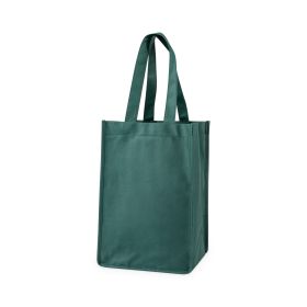Green 4 Bottle Non Woven Tote True
