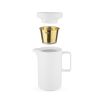 Jona Matte Finish Teapot in White by Pinky Up