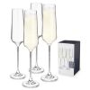 Reserve Inez Crystal Flute Glasses ViskiÂ® (Set of 4)