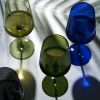 Reserve Nouveau Crystal Wine Glasses in Seaside Viski