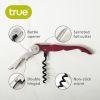 Truetapâ„¢ Burgundy Double Hinged Waiter's Corkscrew