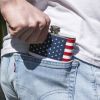 6 Oz American Flag Flask by True
