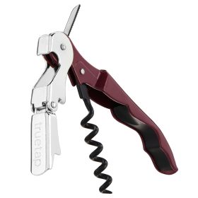 Truetapâ„¢ Burgundy Double Hinged Waiter's Corkscrew