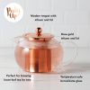 CandaceRose Gold Glass Teapot & Infuser by Pinky Up