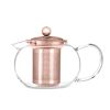 CandaceRose Gold Glass Teapot & Infuser by Pinky Up