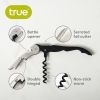 Truetapâ„¢ Soft Touch Black Double Hinge Corkscrew