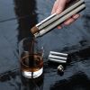 2 Oz Stainless Steel Flask and Cigar Holder ViskiÂ®