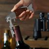 Wood & Stainless Steel Fish Corkscrew by Foster & Rye