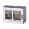 Admiral Cut Crystal Smoke Rocks Glasses ViskiÂ® (Set of 2)