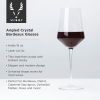 Raye Crystal Angled Bordeaux Glasses ViskiÂ® (Set of 2)