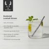 Warren Gunmetal Lowball Straws ViskiÂ® (Set of 6)
